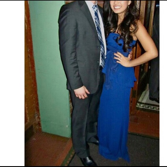 BCBGMaxazaria Ruella Peplum Gown - Picture 6 of 6